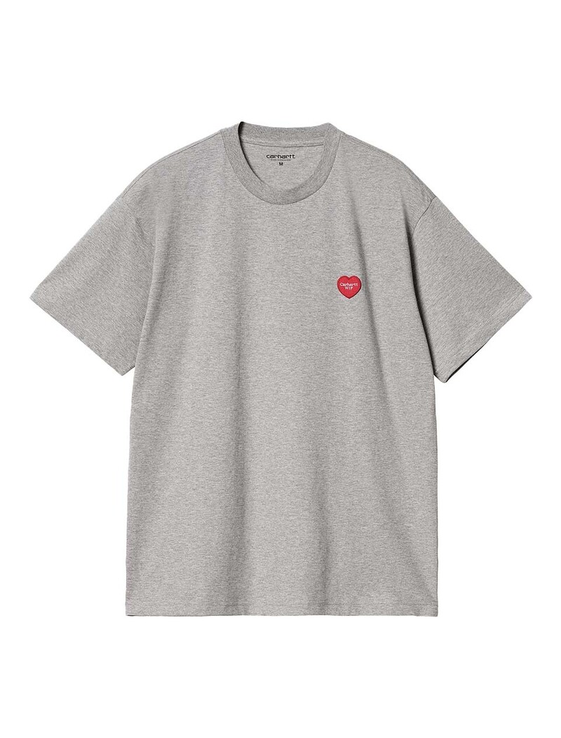 Carhartt WIP S/S Heart Patch T-Shirt Grey Heather