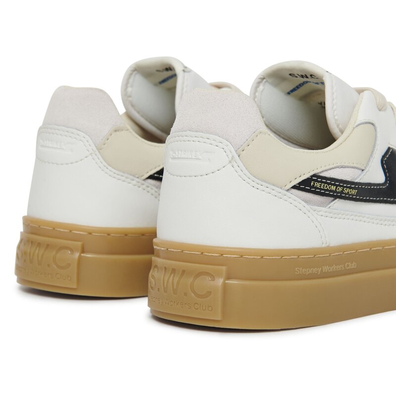 Stepney Workers Club Pearl S-Strike Leather Mix White Gum