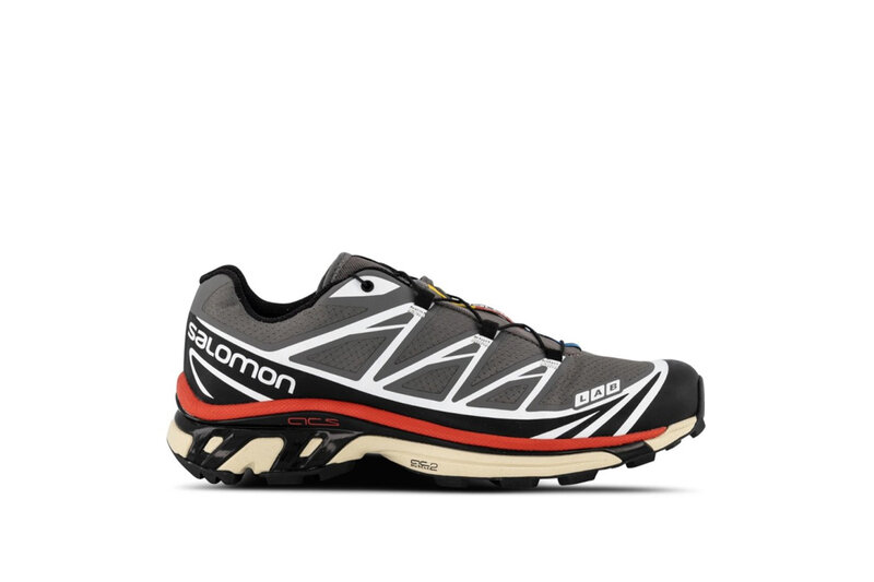 Salomon XT-6 Pewter Black Aurora Red