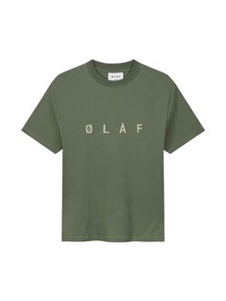 OLAF Embroidery T-Shirt Pewter
