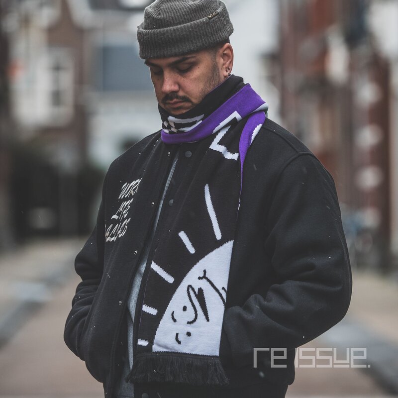 Reissue Re-Issue X Bug a Boo FnF Scarf Black Purple