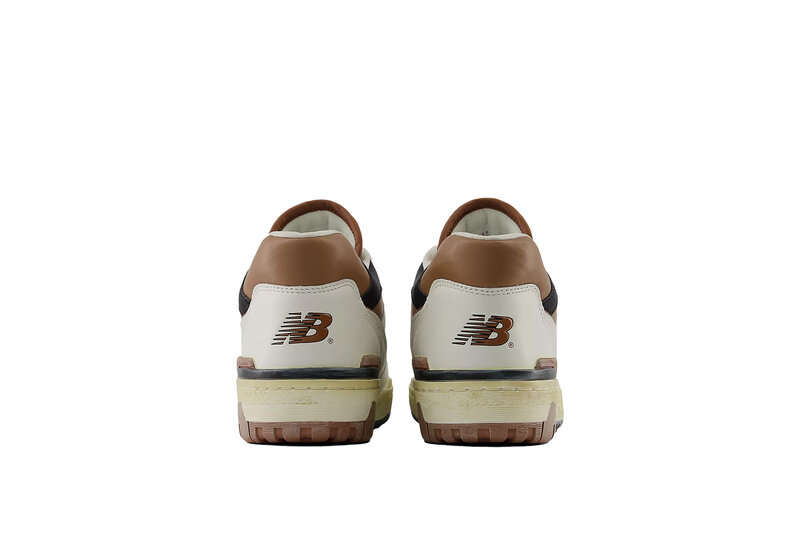 New Balance 550 Sea Salt Pecan Black