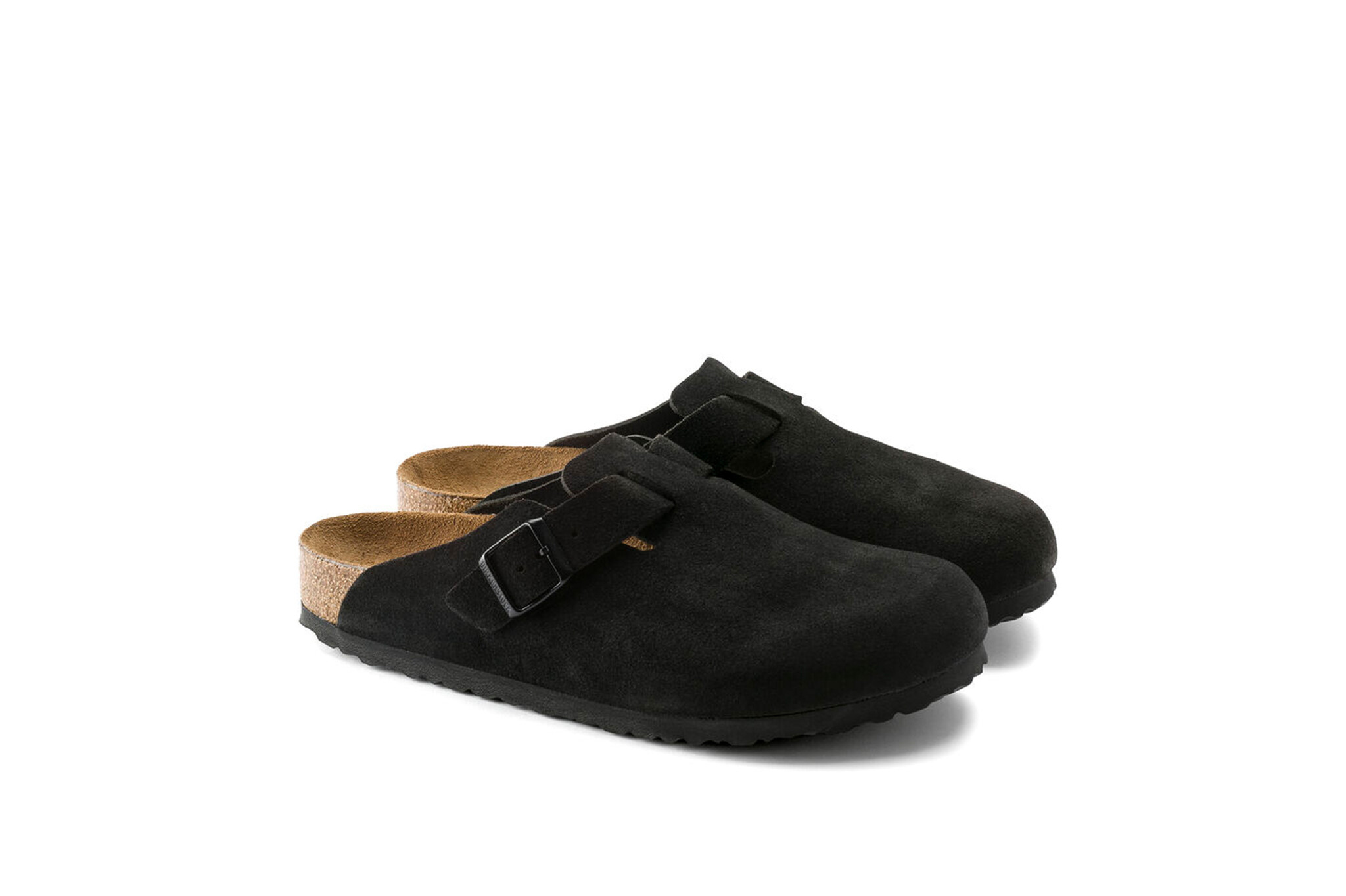 Birkenstock Boston Suede Black
