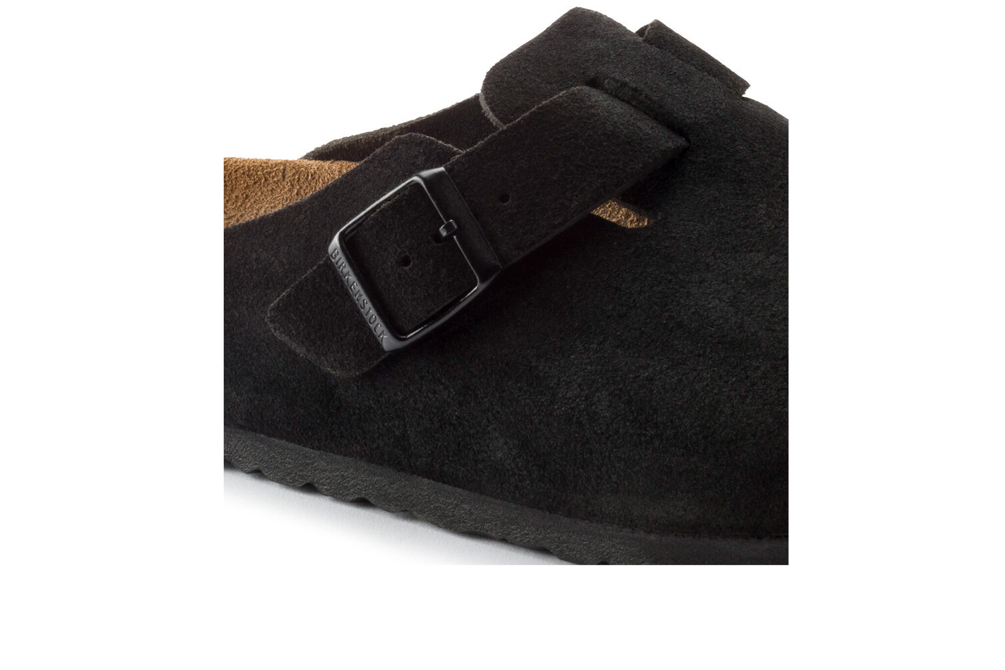 Birkenstock Boston Suede Black