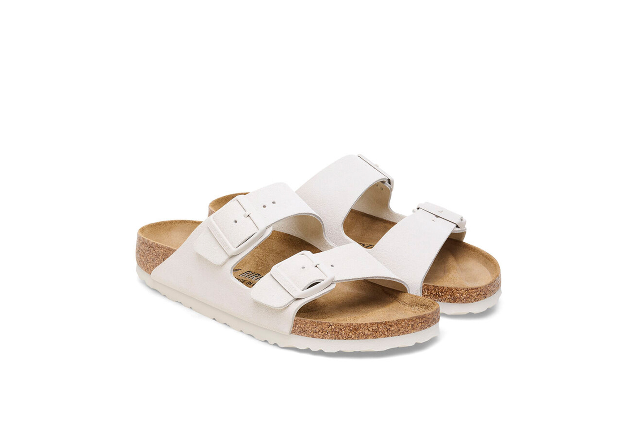 Birkenstock Arizona Suede Antique White