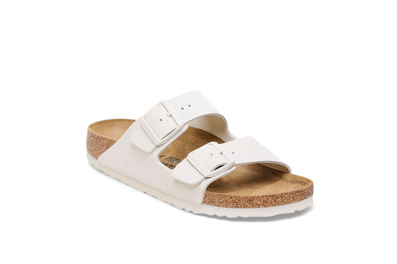 Birkenstock Arizona Suede Antique White