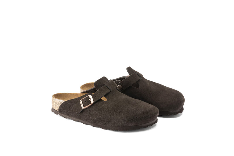 Birkenstock Boston Suede Mocca