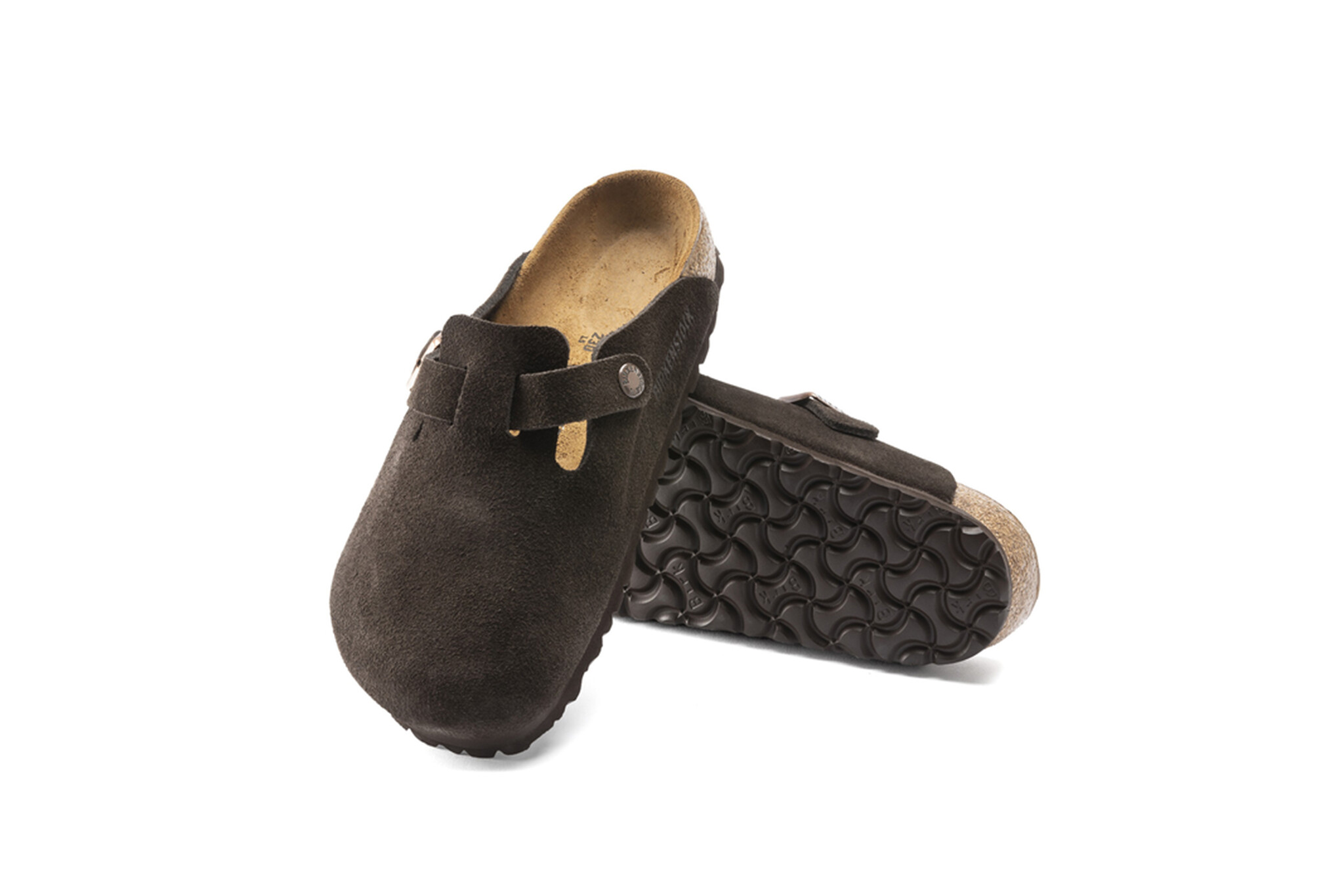 Birkenstock Boston Suede Mocca
