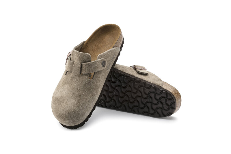 Birkenstock Boston Suede Taupe