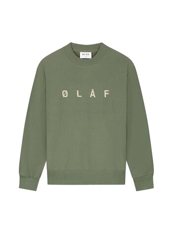 OLAF Embroidery Crewneck Pewter