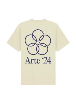 Arte Antwerp Teo Back Rings T-Shirt Cream