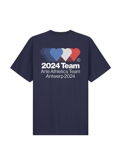 Arte Antwerp Teo Back Team T-Shirt Navy