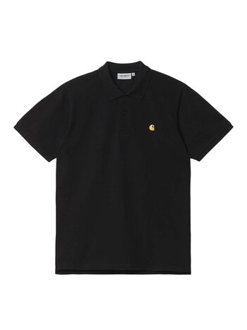 Carhartt WIP S/S Chase Pique Polo Black Gold