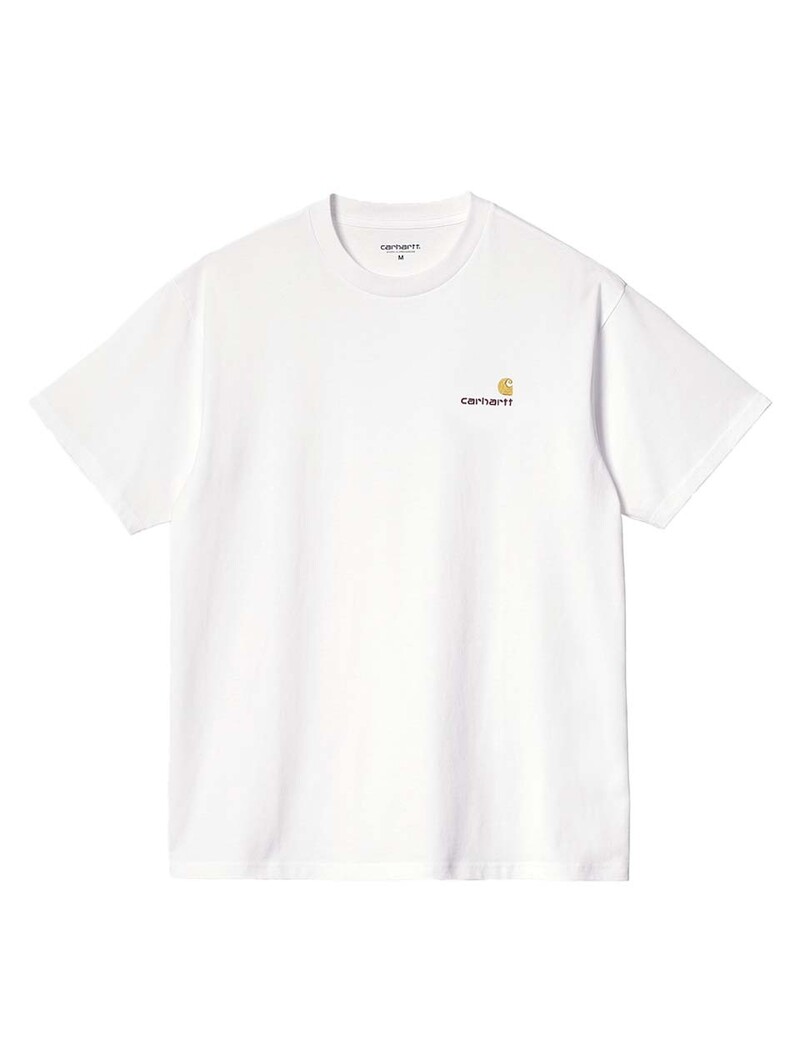 Carhartt WIP S/S American Script T-Shirt White