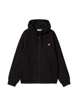 Carhartt WIP Hooded American Script Jacket Black