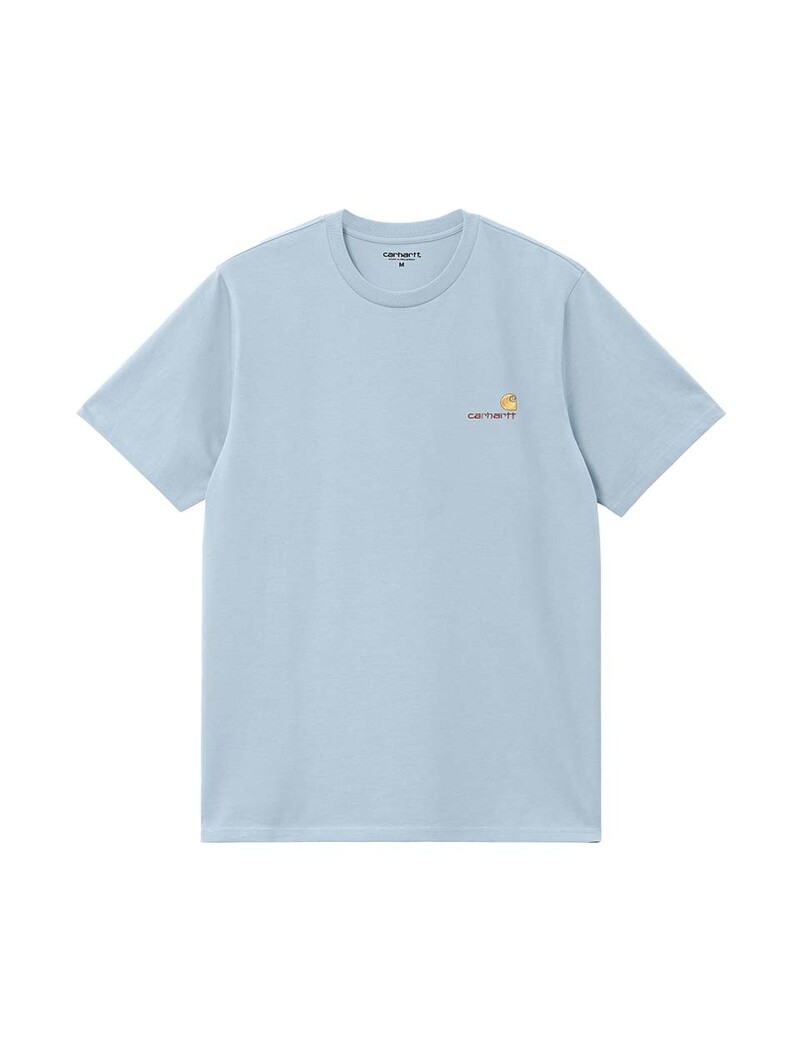 Carhartt WIP S/S American Script T-Shirt Frosted Blue