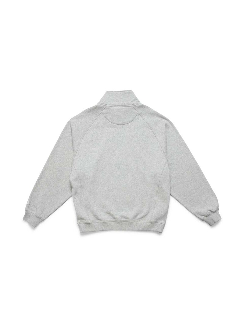 New Amsterdam Surf Association Sea Half Zip Turtleneck Sweat Ash