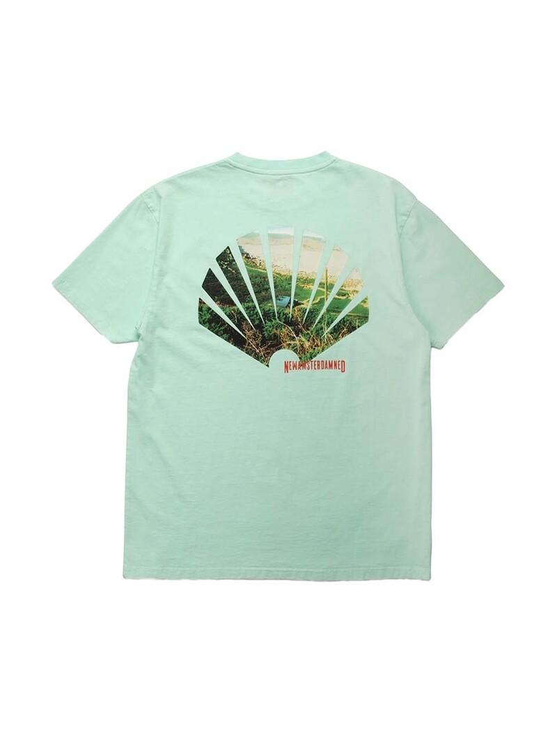 New Amsterdam Surf Association NASA Tourist Tee Bleach Aqua