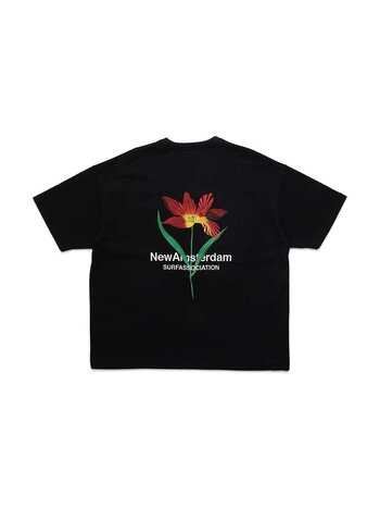 New Amsterdam Surf Association Waxed Tulip Tee Black