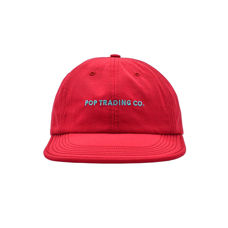 POP Trading Company Pop Flexfoam Sixpanel Hat Rio Red/Peacock Green