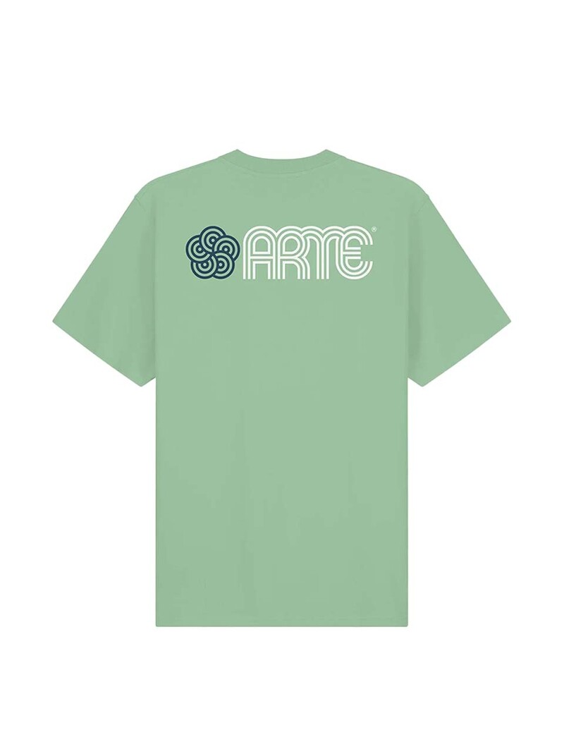 Arte Antwerp Teo Circle Flower T-shirt Green