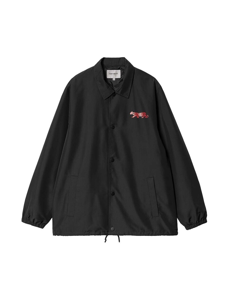 Carhartt WIP Rocky Coach Jacket Black Samba White