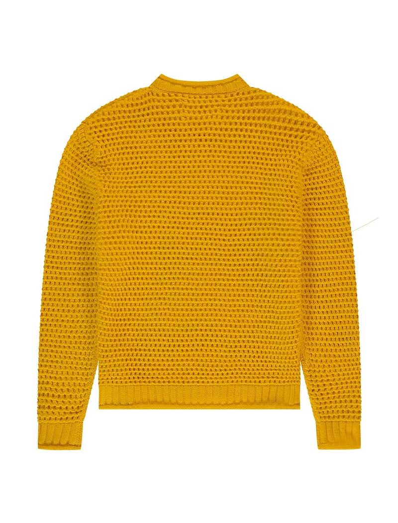 The New Originals Open Knit Crewneck Gold Fusion