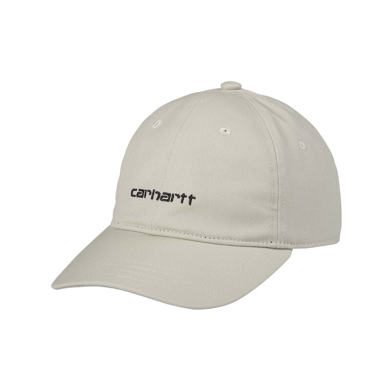 Carhartt WIP Canvas Script Cap White Black