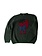 By Parra Stupid Strawberry Knitted Pullover Hunter Green