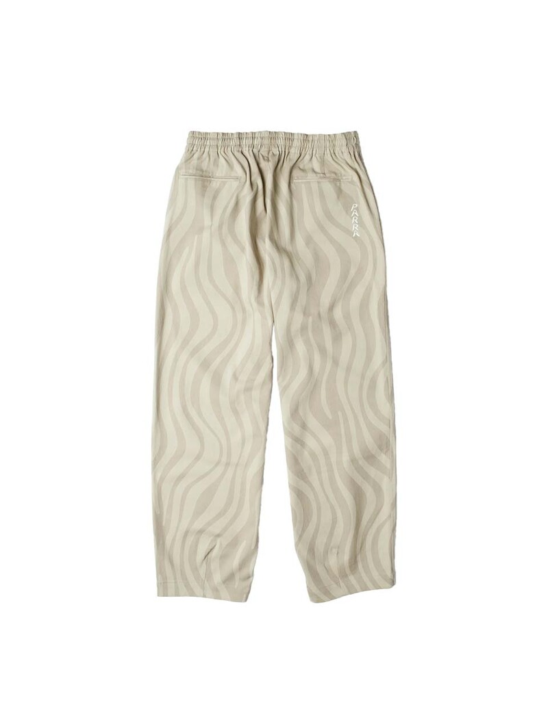 By Parra Flowing Stripes Pants Tan