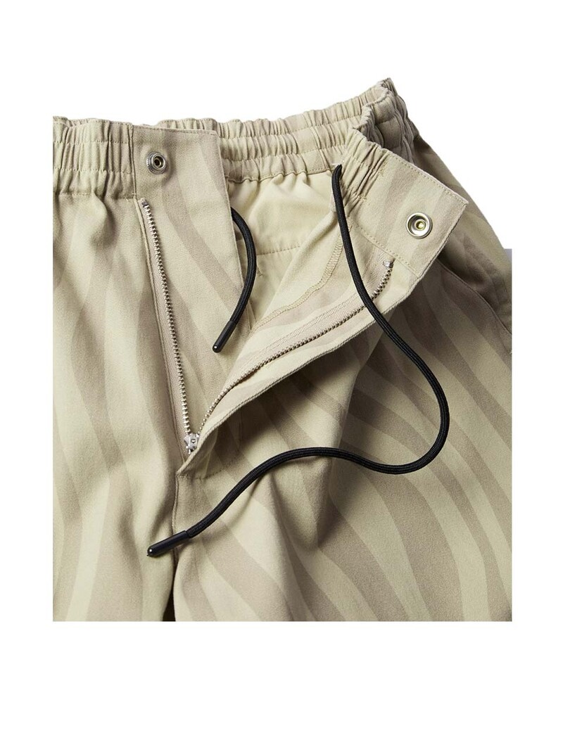 By Parra Flowing Stripes Pants Tan