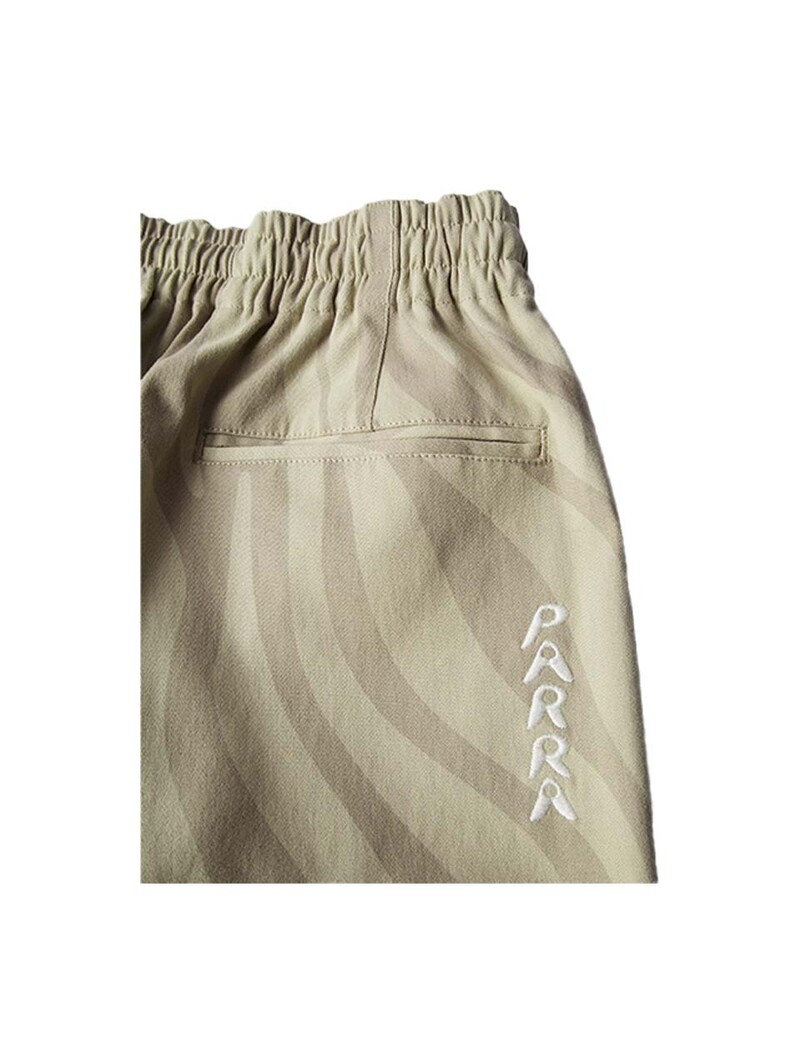 By Parra Flowing Stripes Pants Tan