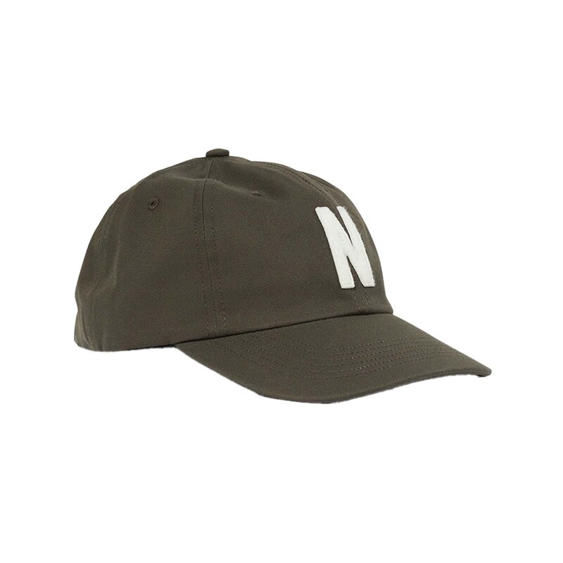 Norse Projects Felt N Twill Sports Cap Beech