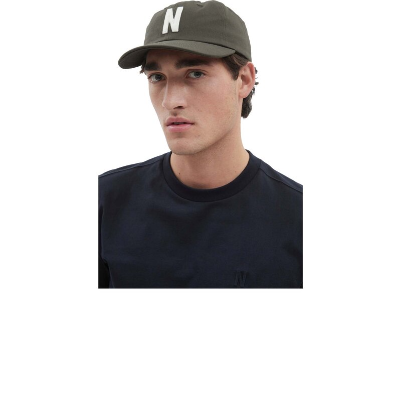 Norse Projects Felt N Twill Sports Cap Beech