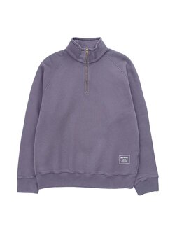 Norse Projects Marten Relaxed Organic Raglan Half Zip Dusk Purple