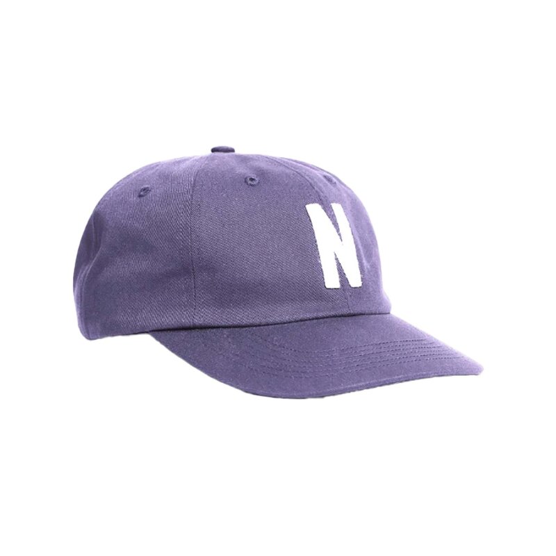 Norse Projects Felt N Twill Sports Cap Dusk Purple