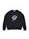 POP Trading Company Initials Knitted Crewneck Black