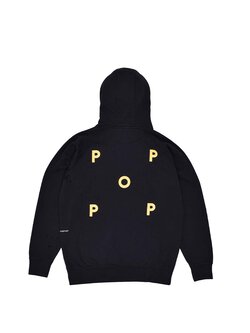 POP Trading Company Logo Hooded Sweat Anthracite
