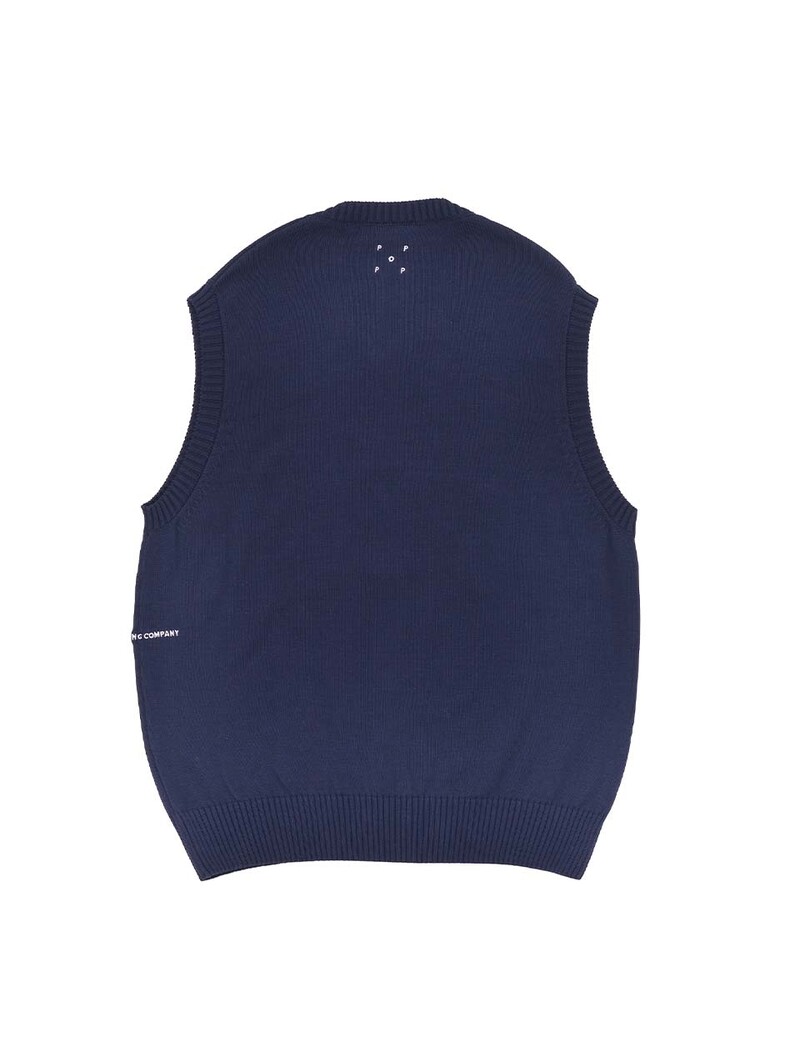 POP Trading Company Arch Spencer Knit Navy