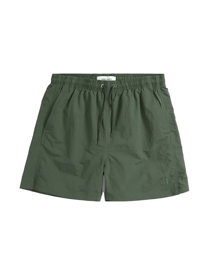 Norse Projects Hauge Recycled Nylon Swimmers Spruce Green