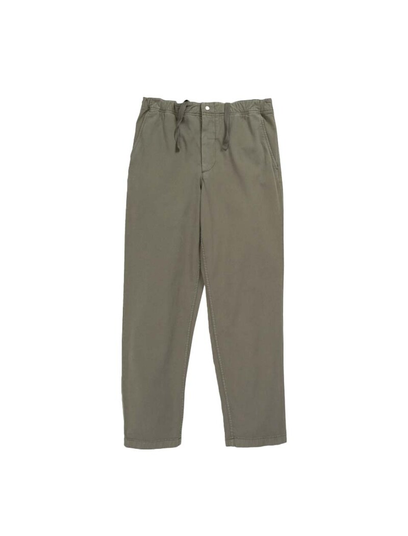 Norse Projects Ezra Relaxed Organic Stretch Twill Trouser Sediment Green