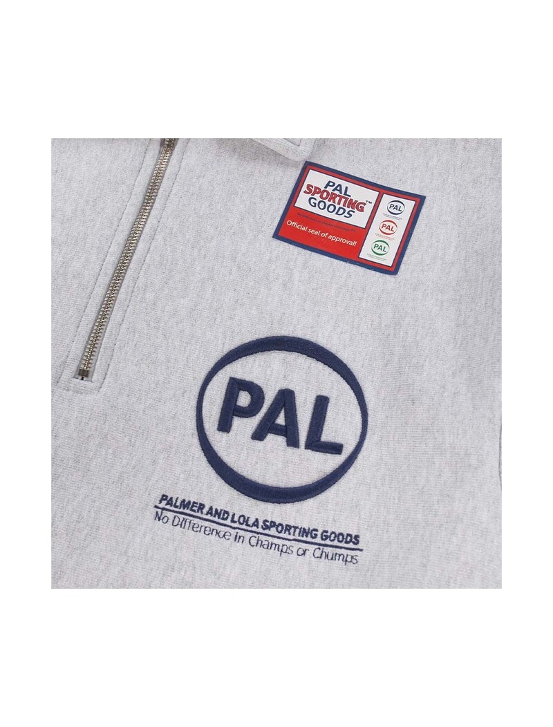 PAL Sporting Goods Pal Company Half Zip Grey