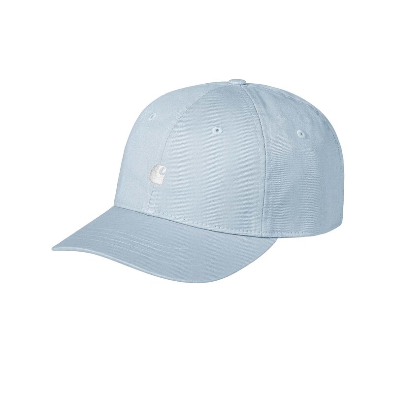 Carhartt WIP Madison Logo Cap Frosted Blue White