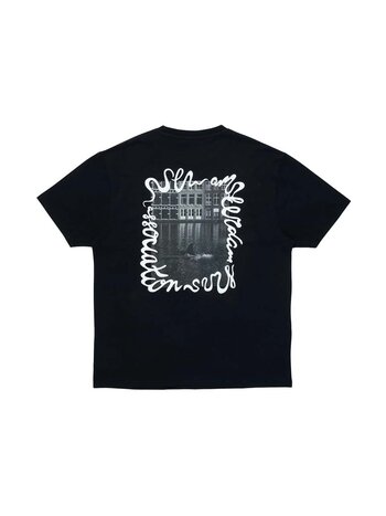 New Amsterdam Surf Association Shark Tee Black