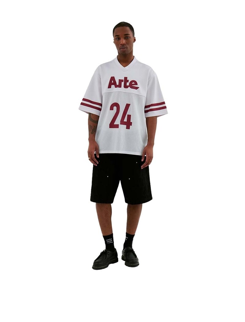 Arte Antwerp Shaquille Shirt White Bordeaux