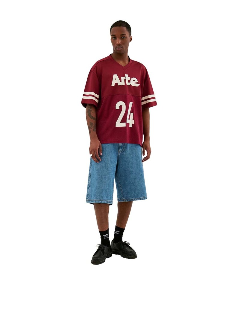 Arte Antwerp Shaquille Shirt Bordeaux Cream