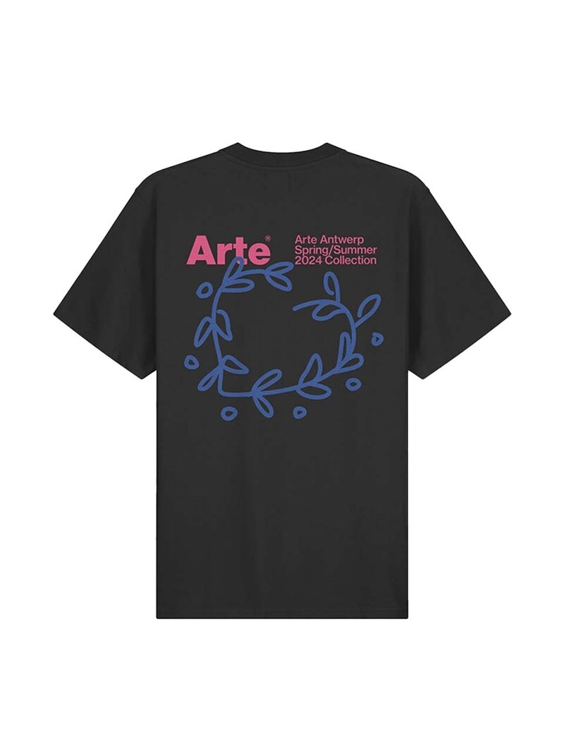 Arte Antwerp Teo Back Heart T-Shirt Black