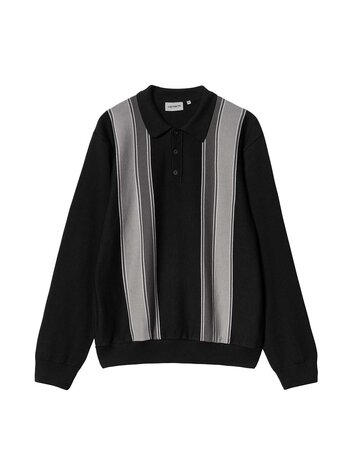 Carhartt WIP L/S Kendricks Polo Black