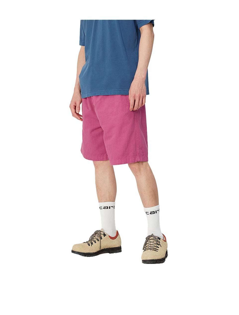 Carhartt WIP Rainier Short Magenta Garment Dyed