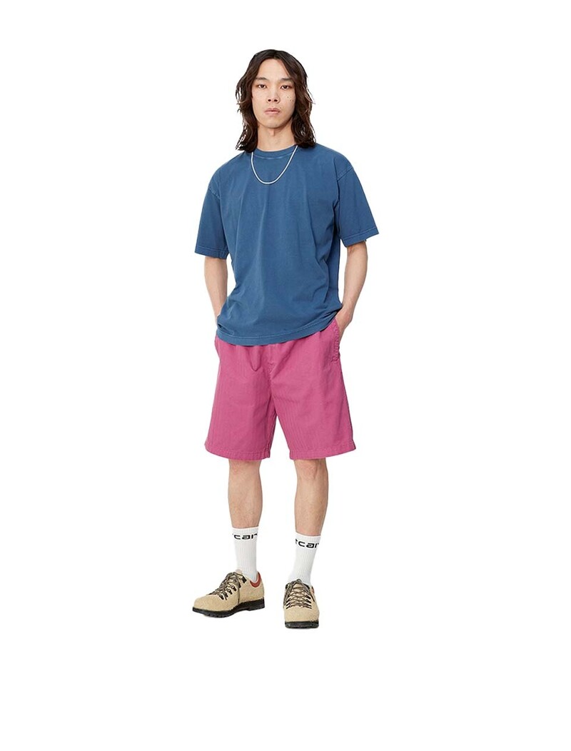 Carhartt WIP Rainier Short Magenta Garment Dyed